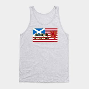 Scottish American Flag Tank Top